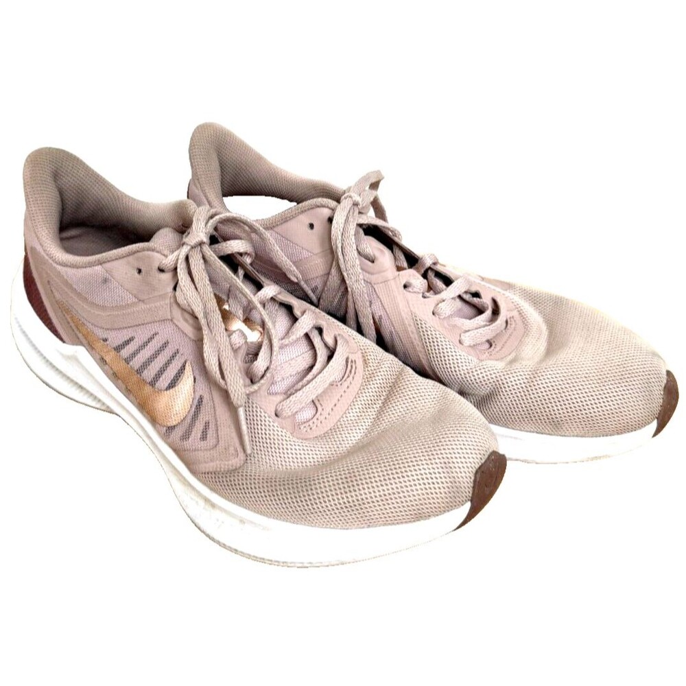 Nike Downshifter 10 Stone Mauve Running Shoes Women's Size 9